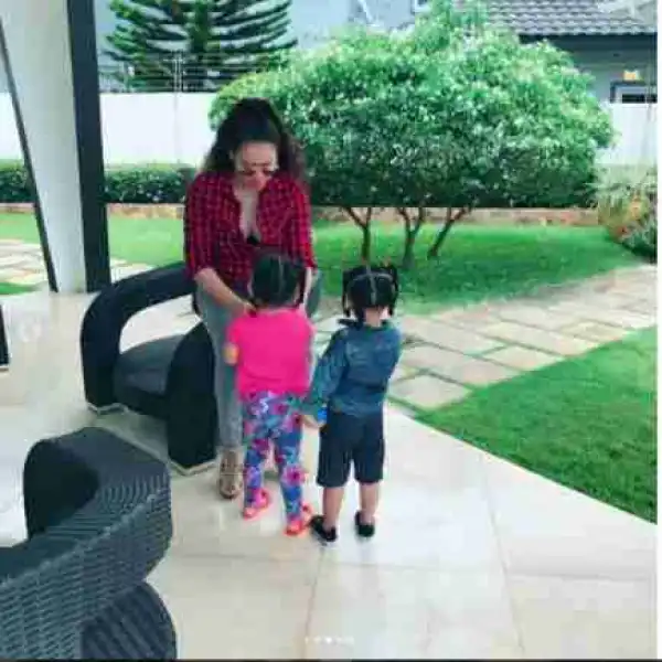 Nadia Buari Shares New Photos Of Her Twins